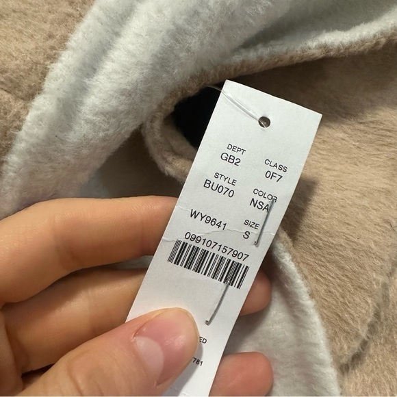 J crew natural sand Harriet trench coat in double-faced blend - Picture 6 of 6